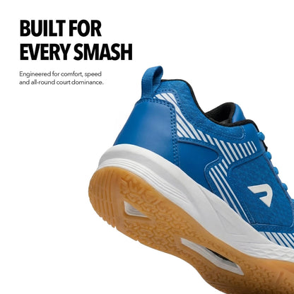 Boldfit Men's Badminton Shoes, Non-Marking, Blue, Size 10 UK (X-Narrow)